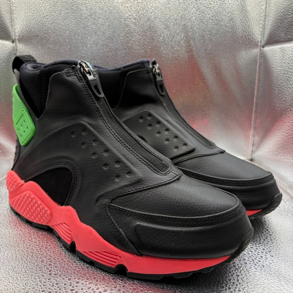 Size 9 Nike Air Huarache Mid Premium Watermelon Womens Sneaker Shoes 807313-003
